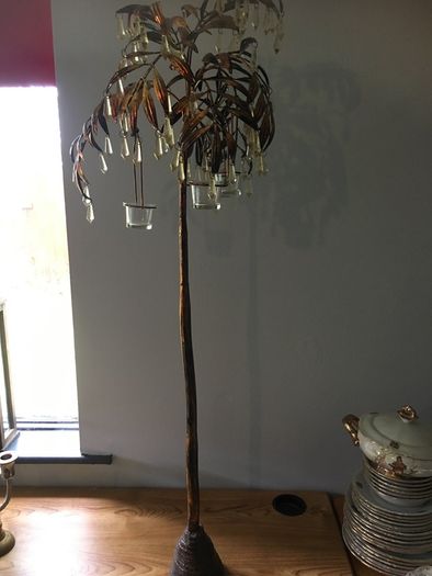 Gold leaf Candle holder