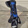 Slazenger Golf Stand Bag Black & Blue with Built-In Legs Image 4