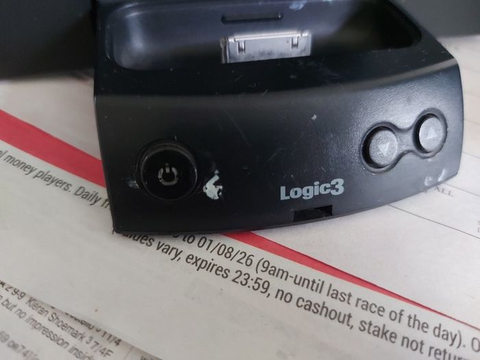 Logik 3  i-station, IPOD speaker, working fine, ideal portable music