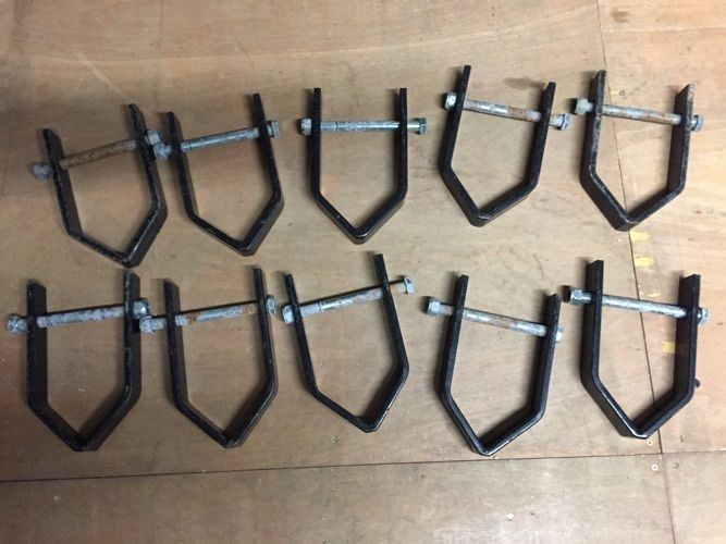 10 x Marquee Girder Clamps hanging Rigging Trussing Etc.