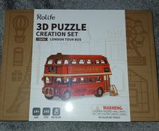 rolife london bus tour 3d model puzzle  arts and crafts gift set