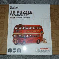 rolife london bus tour 3d model puzzle  arts and crafts set