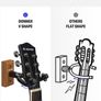 Guitar Wall Mount Hanger Black Walnut Wall Hook for String Instruments, Guitars, Bass, Folk Ukulele, Violin, Mandolin Banjo, Guitar Wall Holder (FREE SHIPPING) Image 5