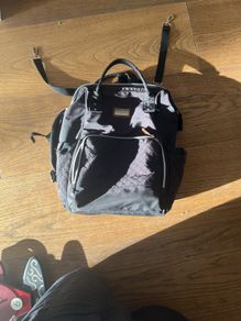 Nappy bag black