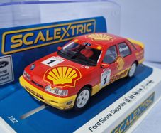 Scalextric C4632 Ford Sierra Sapphire Slot Car (BTCC 1990-Robb Gravett)
