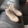 Boutique designer Italian leather Vero Cuoio shoes ankle Chelsea boots diamante 3 36 Image 2