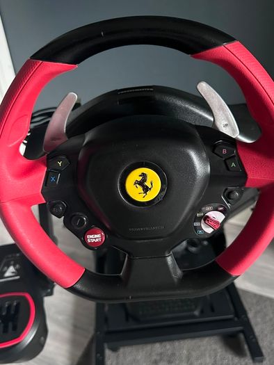 Ferrari Xbox steering wheel set