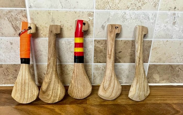 Hand made mini hurleys