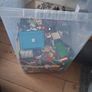 Big box of lego with mini figurines open to offers Image 4