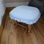Wooden rocking footstool Image 2