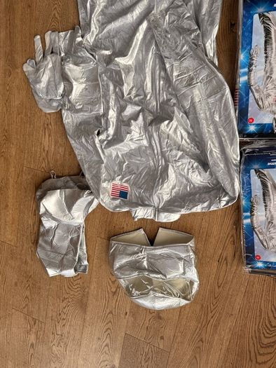 Silver space costume 15euro each