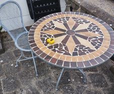 Garden table & 1 chair (26145)