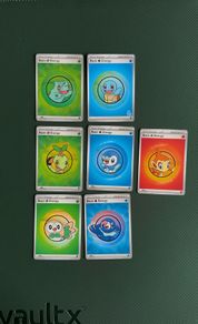 Pokemon Series 1 First Partner Stickers Energy Cards