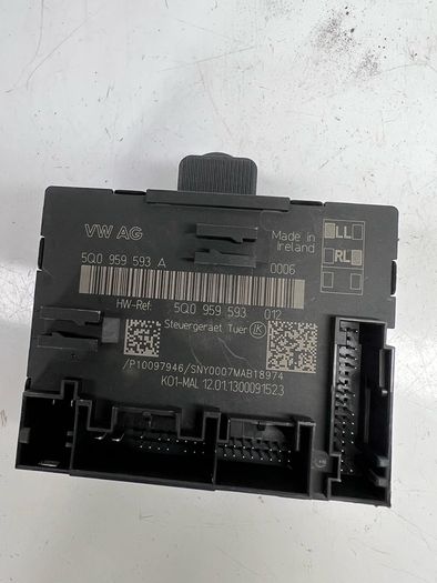 Audi A3 2012 Osf Driver Side Front Door Control Module 5q0959593a A2l6b4s