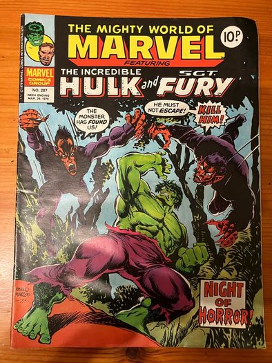 Comic: 'The Mighty World Of Marvel' no. 287 / 1978