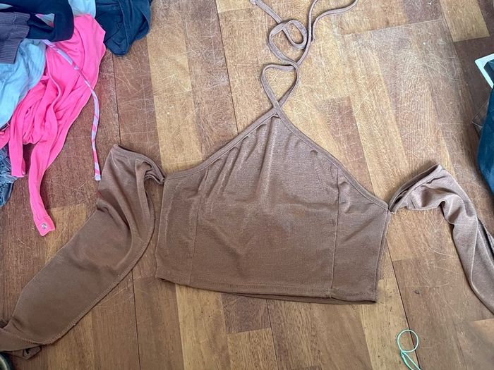 crop top brown size 12