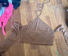 crop top brown size 12