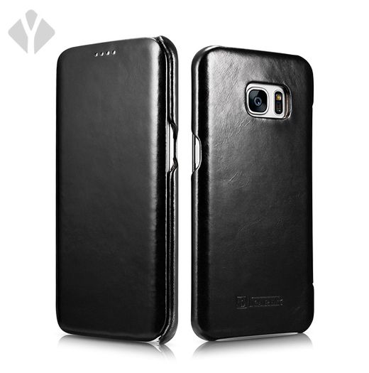 S7 Edge Full Body Vintage Leather Case