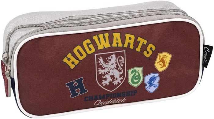 Harry Potter Double Pen Pencil Case Perfect for School or Make Up Bag Hogwarts