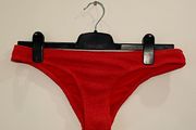 PENNEYS Primark Red Crinkle Bikini Bottoms Size 10!