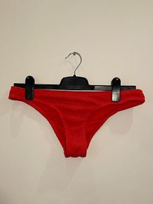 PENNEYS Primark Red Crinkle Bikini Bottoms Size 10!