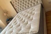 New Chesterfield Wingback Bed - Double Bed Single Bed King Bed Superking Bed 4ft Bed 4ft6 Bed 5ft Bed 6ft Bed