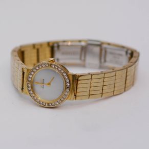 Ladies Citizen Gold Tone Eco-Drive Quartz Watch