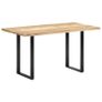 Dining Table 140x70x76 cm Solid Mango Wood Image 9