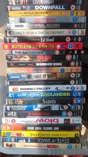 Dvds and blu rays