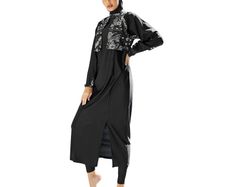 OBEEII Muslim Swimwear Swimsuit Full Cover Modest Swimwear