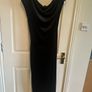Black velvet dress from river island size 10. Brand new Image 4