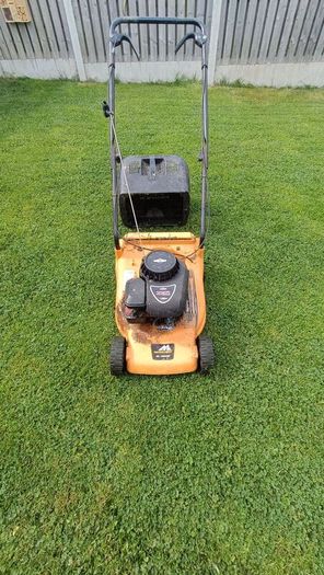 petrol lawnmower