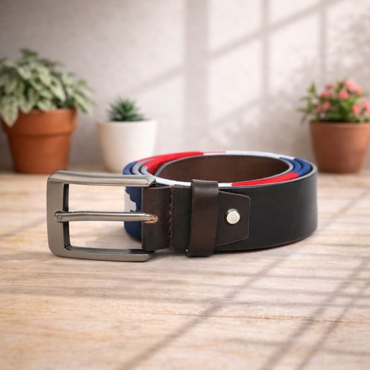 Unisex Genuine Leather Polo Belt Premium Multi-Color Designer Belt