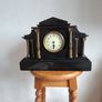 Polished Slate Mantel clock. Image 3