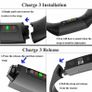 SMALL Army Green Silicone Band Strap Buckle For Fitbit Charge 3 4 Replacement Image 2