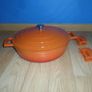 STONELINE Induction Roaster with Lid 28 cm, Casserole Dish, Non-Stick Pot | orange Image 3