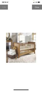 Izziwotnot Bailey Sleigh Cot Bed