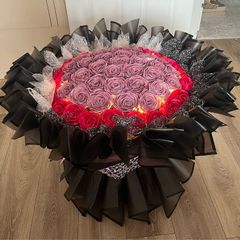 Massive Sparkly Fluffy Forever Flower Bouquet