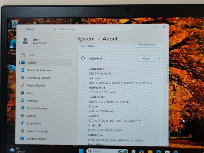 Lenovo ThinkPad T490 Intel i7 8th Gen | 16GB RAM | 256GB SSD | Windows 11 | Office 2021