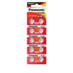 10x Panasonic LR1130 AG10 Alkaline Button Batteries 1.5V