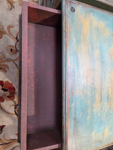 Vintage Upcycled Pair of Bedeside Lockers