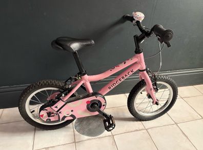 Ridgeback Honey 14" bike with stabilisers