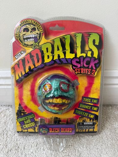 Madballs Blech Beard Sick Series 2 Mad Balls Damaged Box Please see photos