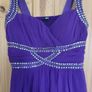 Quiz purple maxi dress (free postage) Image 4