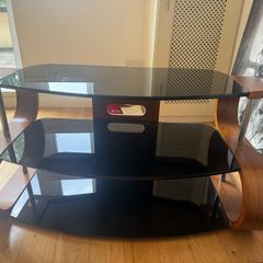 glass tv unit