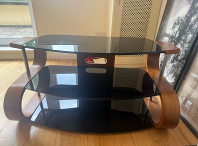 glass tv unit
