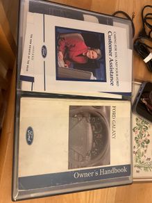 owners manual mark 1 ford galaxy with wallet