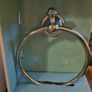Wall mounted stainless steel chrome towel ring Image 2