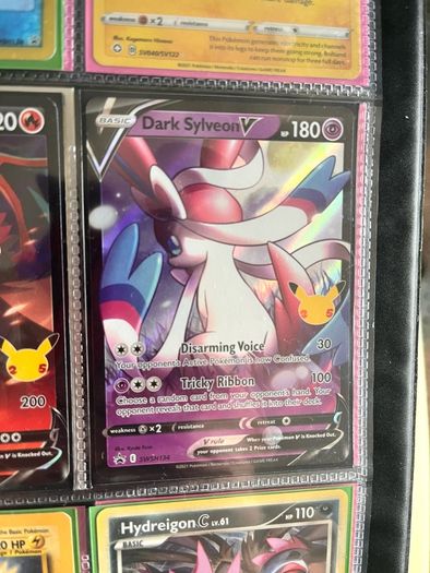 Pokemon Card Dark Sylveon V SWSH134 Black Star Promo Celebrations Holo