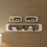 Wall Cube Shelves 6 pcs White Image 3